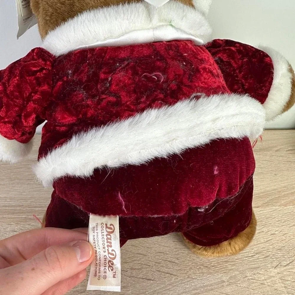 2005 Santa Bear Plush Toy Vintage Style